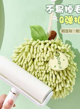 欢好雪尼尔擦手球卫生间挂式加厚超强吸水不易掉毛可爱家用擦手巾