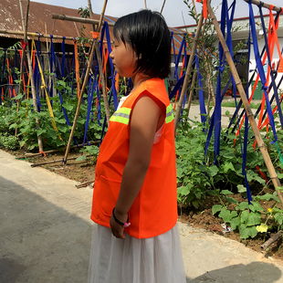 儿童职业工作体验服 幼儿环卫工清洁工表演服 搬运工矿工演出服