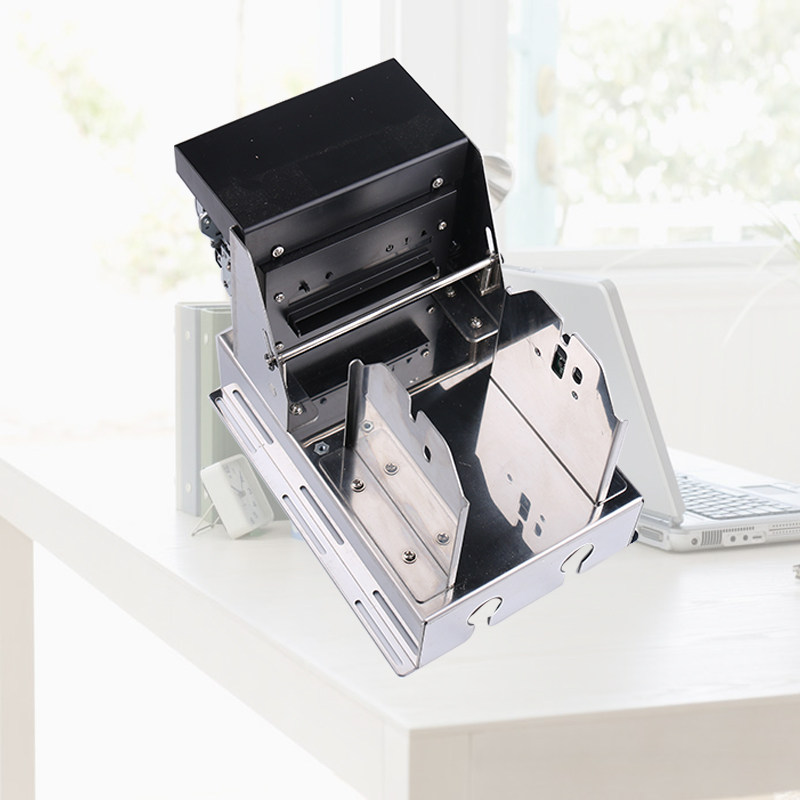 带自动切刀全切纸自动进纸嵌入式热敏打印机静音防震ATM机大设备