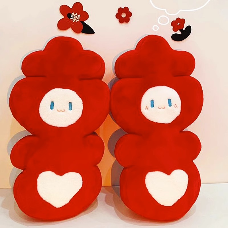 婚房布置压床娃娃中式陪嫁结婚公仔一对床头婚庆喜娃床上抱枕新婚