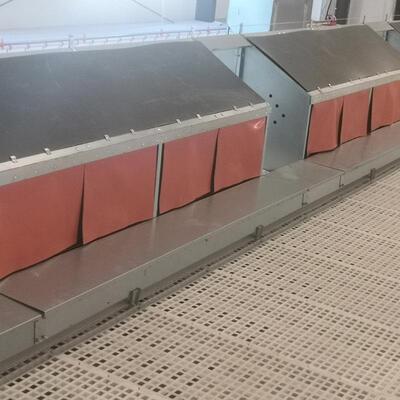 种鸡自动产蛋箱供养殖鸡场全自动产蛋流水设备链式养鸡料线设备