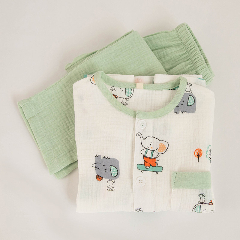 春夏卡通全棉纱布儿童男童纯棉睡衣男孩长袖春秋套装中大童家居服,童装/婴儿装/亲子装,家居服套装,淘宝优惠券,粉丝福利购,淘宝优惠卷