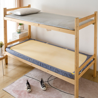 全棉床笠学生宿舍床单床罩棕垫乳胶床垫专用套子纯棉半包90X190cm