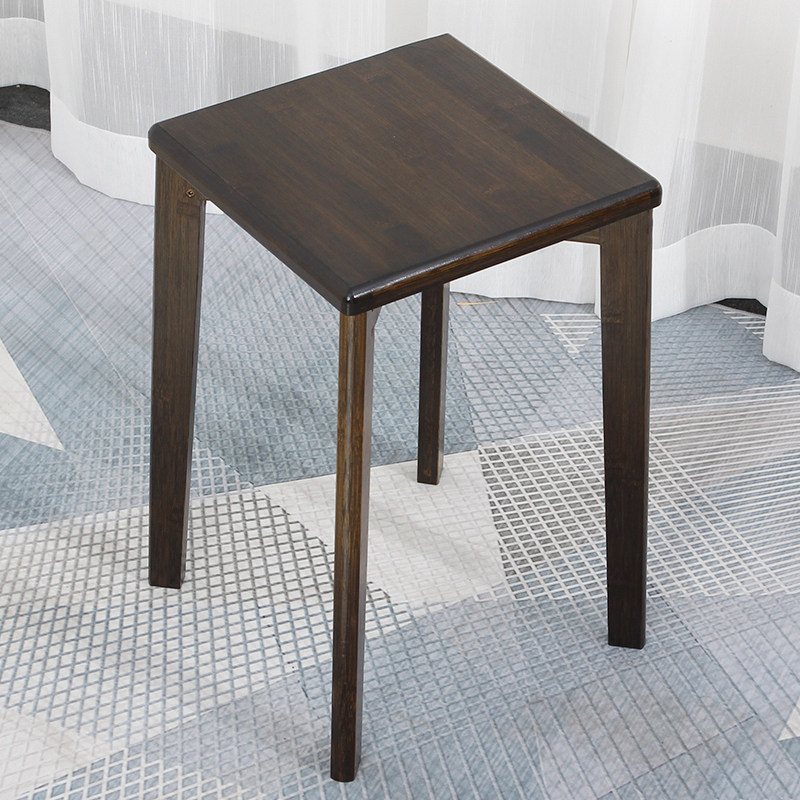 楠竹小凳子实木板凳方凳家用凳北欧换鞋凳凳木凳餐桌椅凳成人矮凳