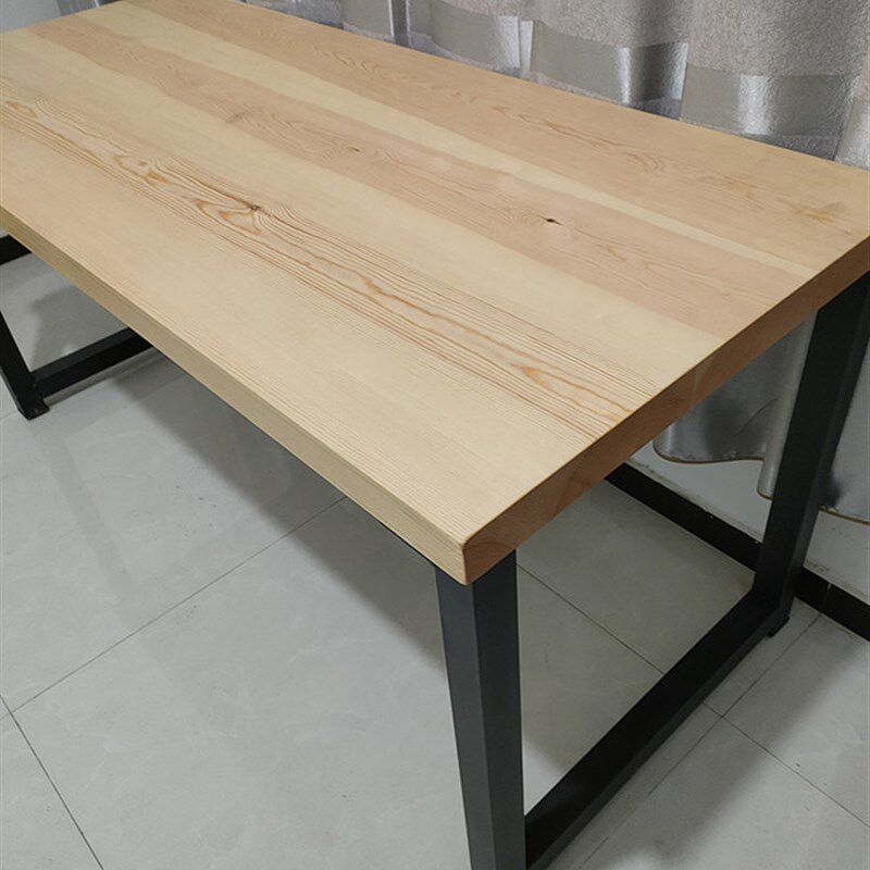 纯实木台式电脑桌简约办公工作台桌子学生家用卧室书桌简易写字桌