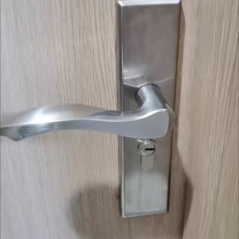 单舌门锁家用通用型卧室房间室内房门木门锁具门把手老式换锁手柄