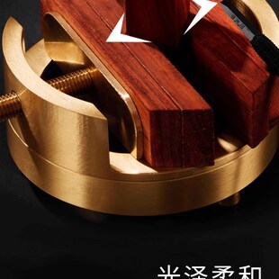 黄铜旋转篆刻印床雕刻旋转印台单双轴刻章固定器印章高档铜刻床夹