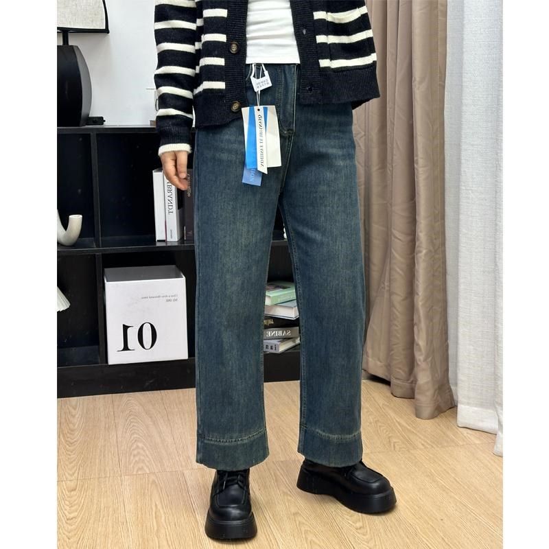 小个子高腰直筒裤女春季梨形身材胖mm九分牛仔裤遮胯显瘦烟管裤子,女装/女士精品,大码裤装,淘宝优惠券,粉丝福利购,淘宝优惠卷