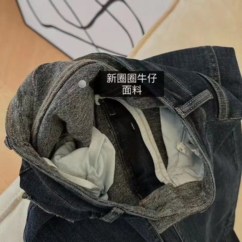 梨形身材2024新款牛仔裤女小个子大码高腰胖妹妹mm显瘦九分烟管裤,女装/女士精品,大码裤装,淘宝优惠券,粉丝福利购,淘宝优惠卷