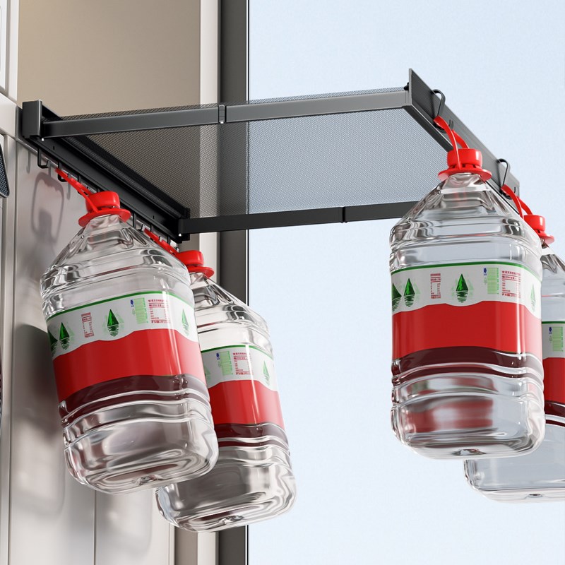 洗衣机烘干机晾衣架隐形抽拉阳台多功能抽屉拉篮裤抽裤架衣柜内置