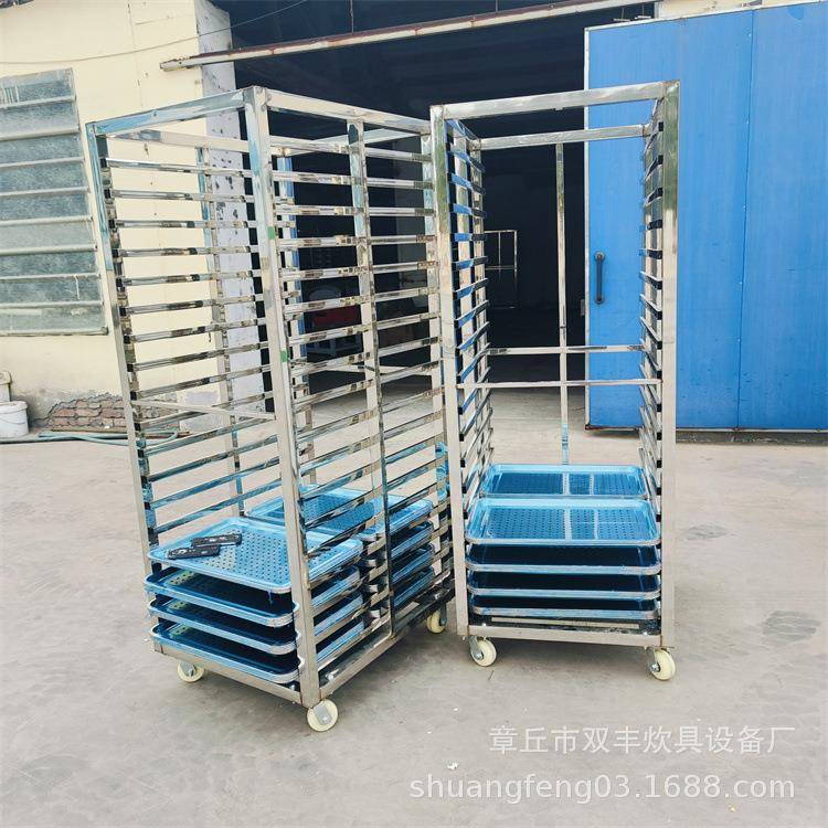 商用馒头蒸车架子车40*60盘架子车晾晒架子车食品厂周转