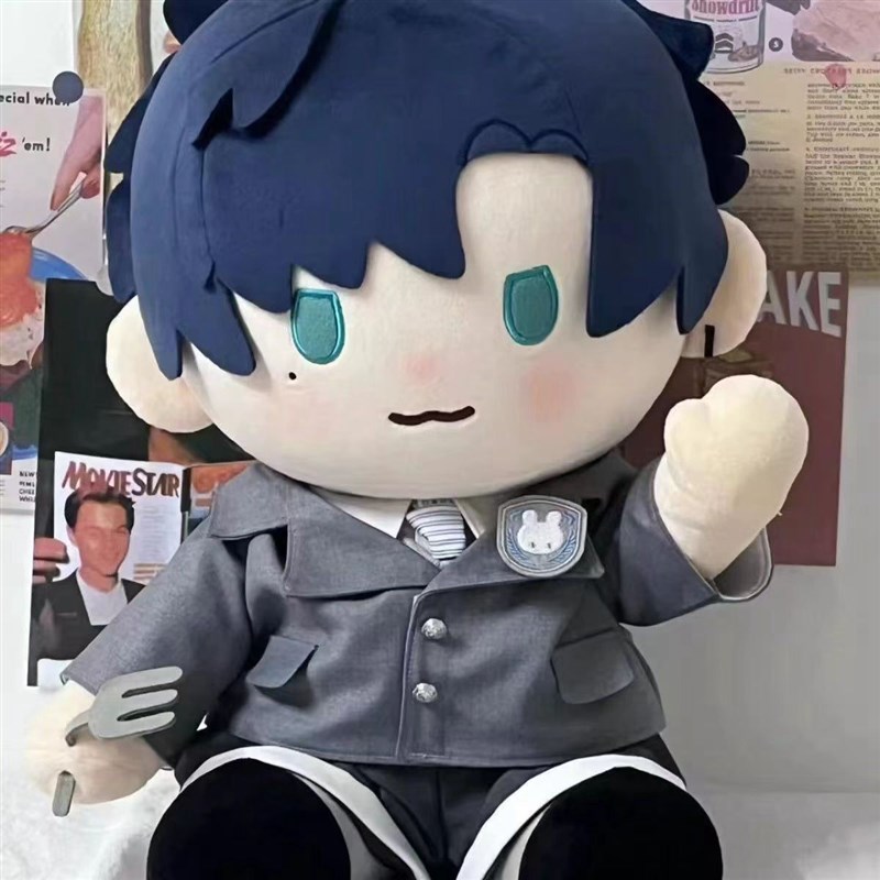 40cmb娃衣栗猫学院套装棉花娃娃衣服坐姿一番赏灰兔学园制服男女