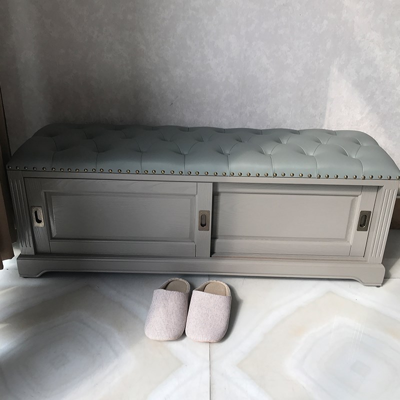 实木换鞋凳家用门口多功能推拉门鞋柜可坐式换鞋柜坐凳轻奢玄关凳