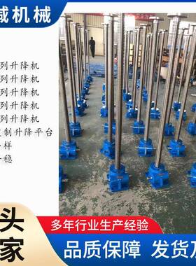 升降机生产厂家供应SWL10M-2A现货手摇手动式蜗轮螺杆升降机