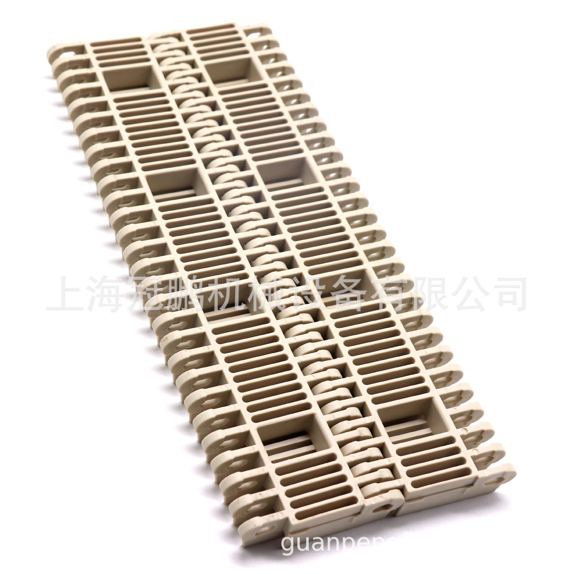 上海4809模块输送带食品级凸肋塑料网带喷淋机储瓶台直行网带现货