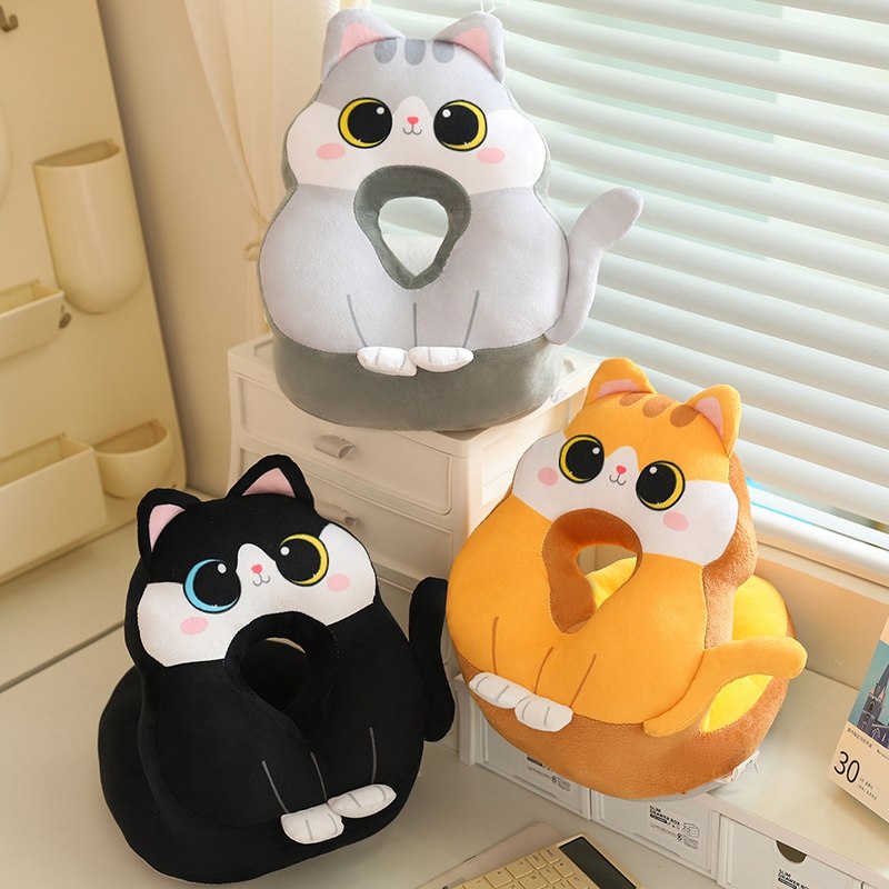 冰丝卡通猫咪午睡枕小学生趴睡枕抱枕儿童睡觉枕头办公室午休神器,居家布艺,午睡枕,淘宝优惠券,粉丝福利购,淘宝优惠卷