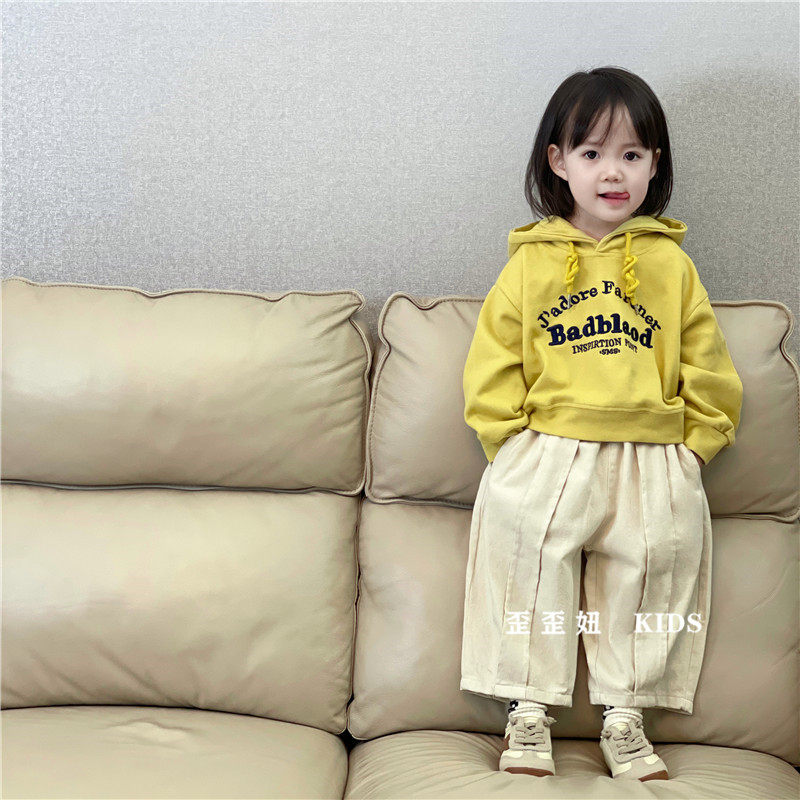 女童2023新款纯色休闲裤宝宝中小童罗卜裤百搭长裤春秋款洋派裤子,童装/婴儿装/亲子装,裤子,淘宝优惠券,粉丝福利购,淘宝优惠卷