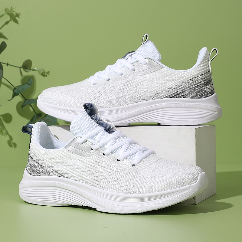 2025夏季男女款网面透气防臭运动鞋男百搭休闲轻便软底Z减震跑步