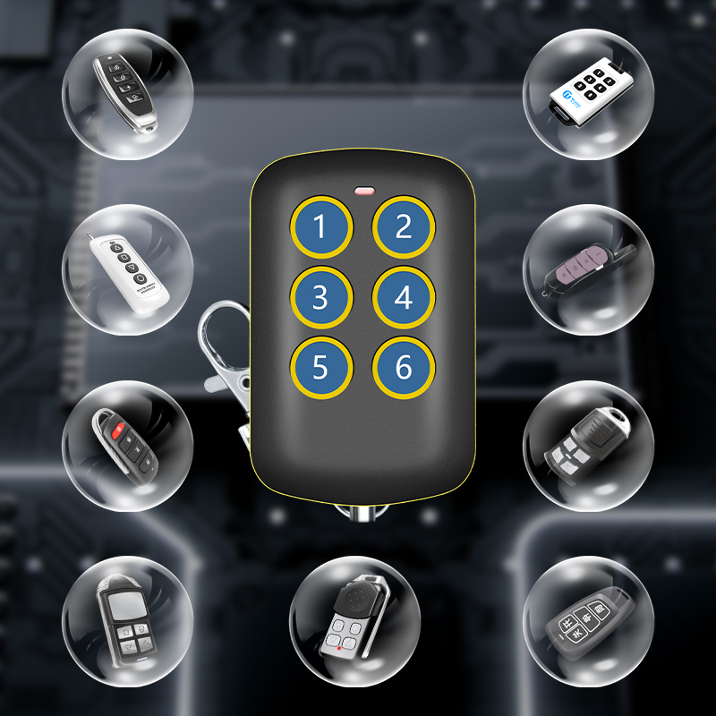 全频通用电动门道闸伸缩卷帘卷闸门遥控器兼容捷顺智通达多频钥匙