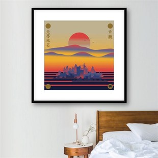 许巍周边挂画海报摇滚装饰画酒吧专辑封面演唱会挂旗音乐节蓝莲花