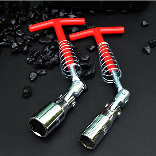 汽车火花塞套筒扳手工具16 21mm火星加长套筒 万向节拆卸维修工具