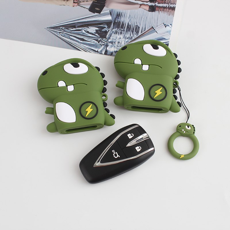 长安汽车钥匙套恐龙女卡通可爱CS75Plus钥匙包CS55逸动CS35扣UNIT