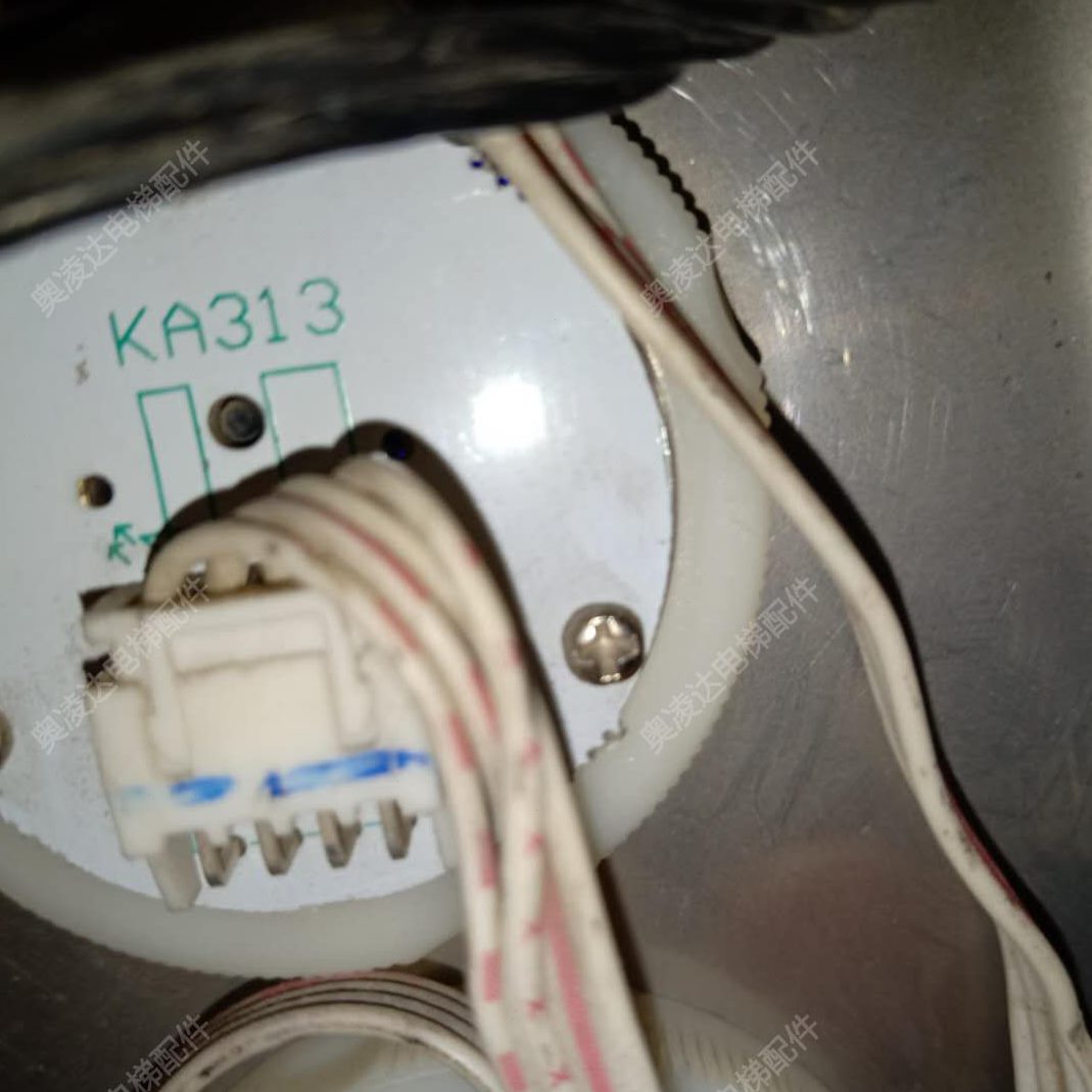 全新按钮A 电梯配件现货蓝光A313  13 4 按钮0KA3电梯圆形K/