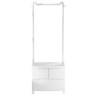 家用简易衣帽架衣服房间卧室子挂衣服神器床头衣架落地置物架落地