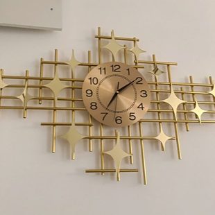 时尚 欧式 饰钟表 客厅背景 风现代简约壁挂挂钟餐厅 静音玄关轻奢装