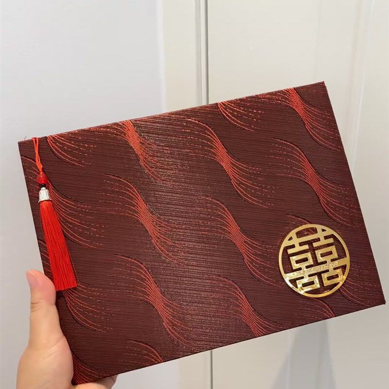 结婚用品礼金本婚礼记帐婚庆结婚礼金薄登记本宾客签名册签到本