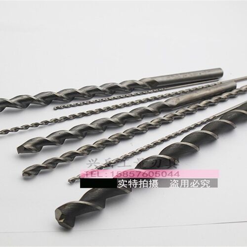 超硬深孔钻 直柄抛物线钻头 加长钻 麻花钻2/3/4/5/6/7/8*150MM长