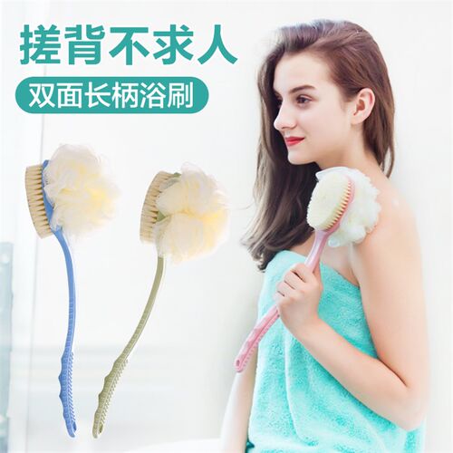 洗澡刷长柄搓澡神器搓背沐浴刷成人软毛擦后背懒人搓泥刷子搓澡巾