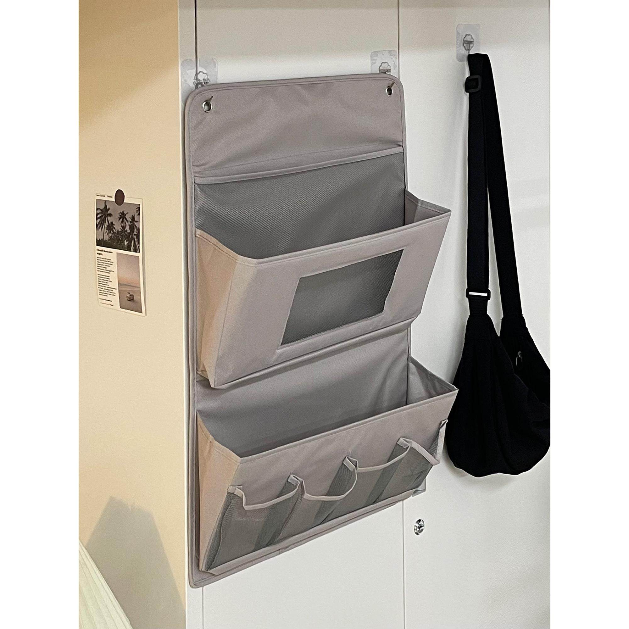 学生宿舍收纳神器门后挂兜衣柜收纳袋挂袋壁挂式床头悬挂式储物袋,3C数码配件,USB多功能数码宝,淘宝优惠券,粉丝福利购,淘宝优惠卷