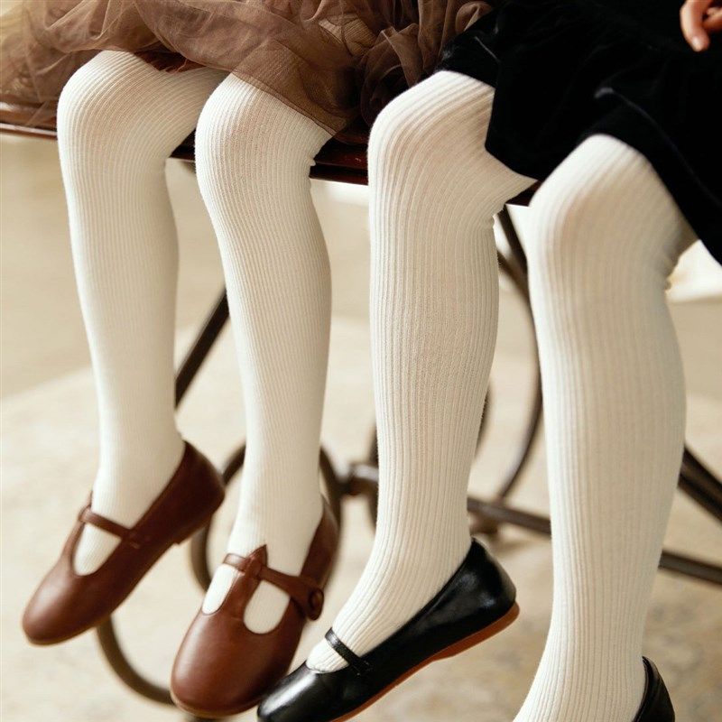 女童连裤袜春秋纯棉儿童打底裤女孩白色条纹舞蹈袜学生无骨长袜子,童装/婴儿装/亲子装,儿童袜子(0-16岁),淘宝优惠券,粉丝福利购,淘宝优惠卷