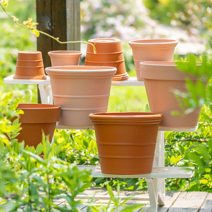天狼 仿制陶盆月季铁线莲植物通用型花盆耐磨透气透水