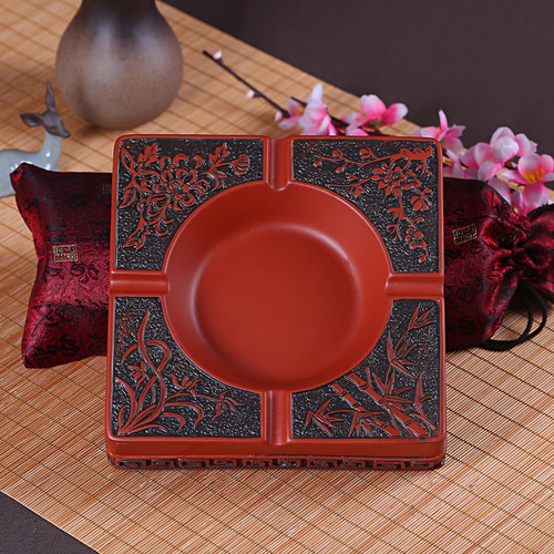 创意紫砂欧式烟灰缸大号KTV卧室客厅客房烟缸定制个性简约烟灰缸