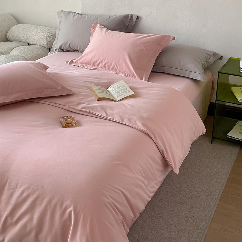全棉贡缎100支被套单件 双人加大200x230被罩220x240cm纯棉被芯套