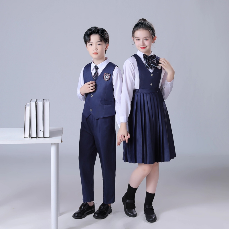 儿童大合唱服中小学生诗歌朗诵服演出服集体比赛表演服装男女礼服