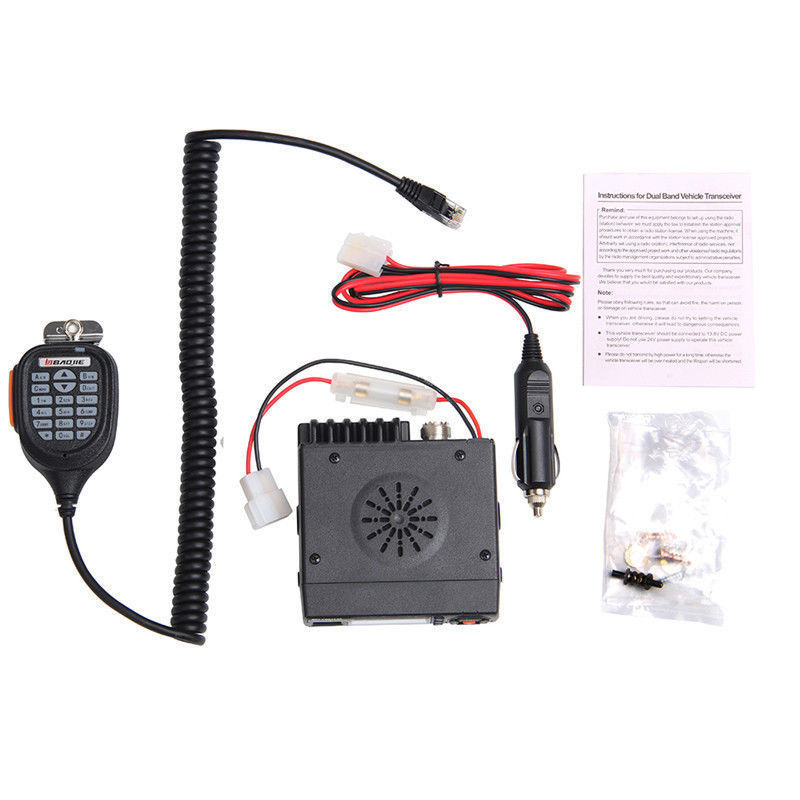 宝捷BJ-218UV双段迷你小车台25W自驾游车队宝捷218车载电台对讲