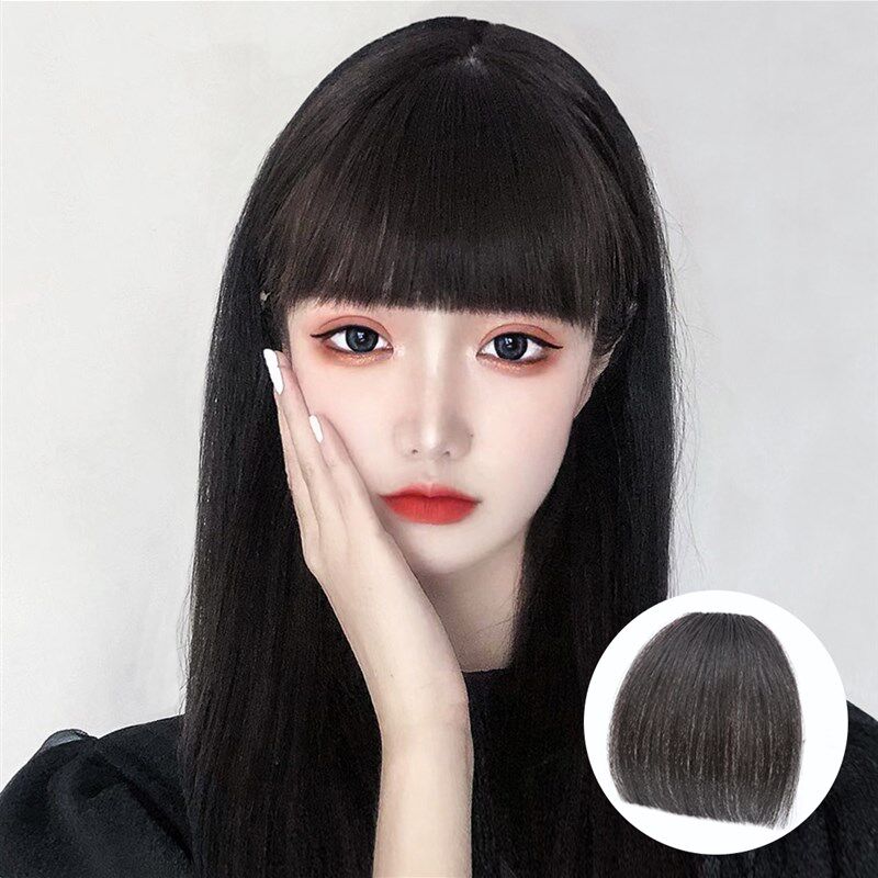 漫画刘海假发女网红圆脸齐刘海自然无痕假发片头帘空气刘海假刘海