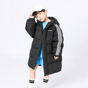 康衣儿童套装亲子装羽绒服中长版加厚男童羽绒服休闲女童一家三口