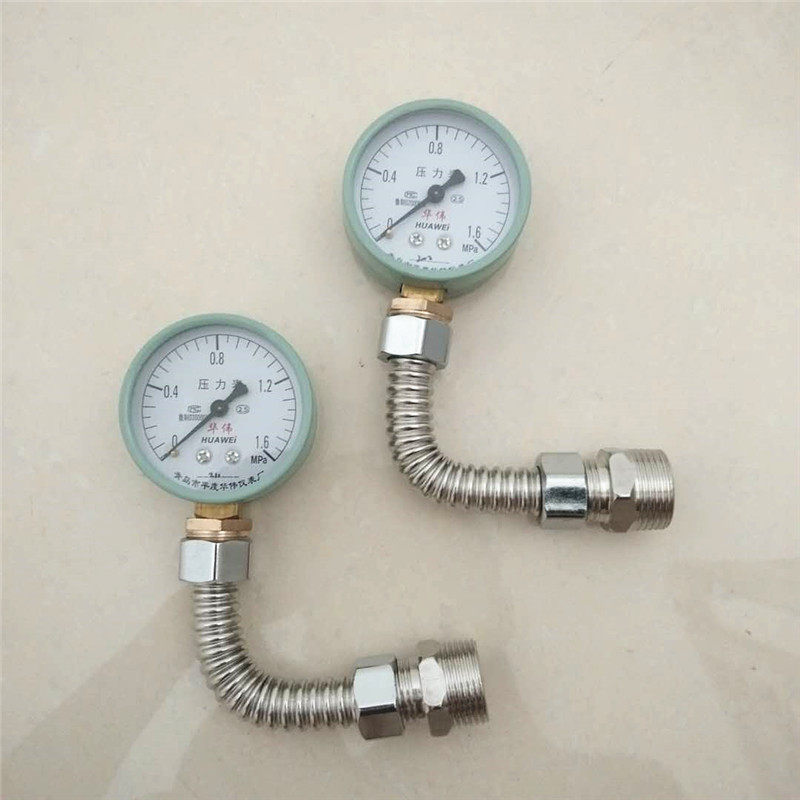 地暖分水器压力表地热压力表2分4分6分1寸1.2寸测水压打压0-1mpa