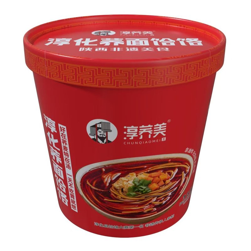 【淳荞美】冲泡免煮淳化荞面饸饹6桶陕西风味方便办公上班族速食