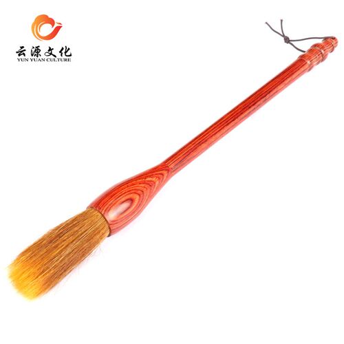 纯狼毫斗笔大字笔毛笔对联方斗大笔提斗小号抓笔行草对联笔画笔