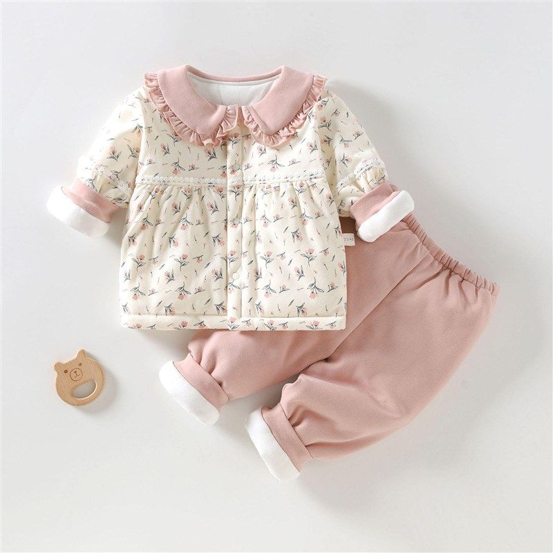 婴儿秋冬衣服分体套装加厚男女童外套宝宝冬季外出儿童棉服120克,童装/婴儿装/亲子装,套装,淘宝优惠券,粉丝福利购,淘宝优惠卷