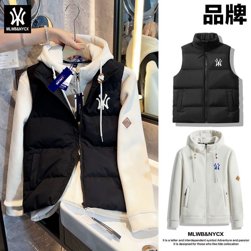 2024羽绒服马甲男女外穿坎肩大码保暖背心秋冬季马夹情侣款,男装,羽绒马甲,淘宝优惠券,粉丝福利购,淘宝优惠卷