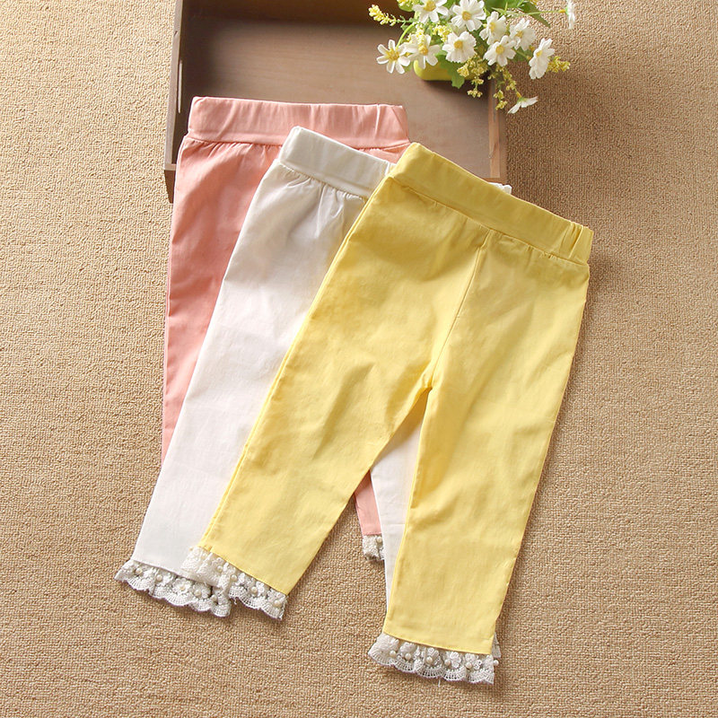 女童弹力短裤夏季薄款宝宝夏装童装七分裤子中裤女童外穿打底裤潮,童装/婴儿装/亲子装,裤子,淘宝优惠券,粉丝福利购,淘宝优惠卷