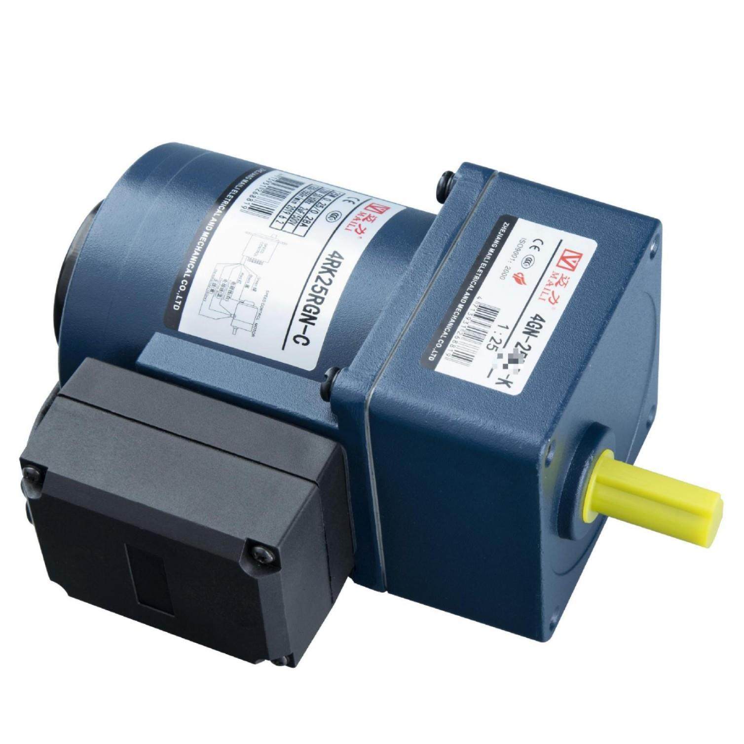 25W瓦电机220V交流定速电机MAILI减速机蓝色带接线盒厂家发货,电子元器件市场,电机/马达,淘宝优惠券,粉丝福利购,淘宝优惠卷