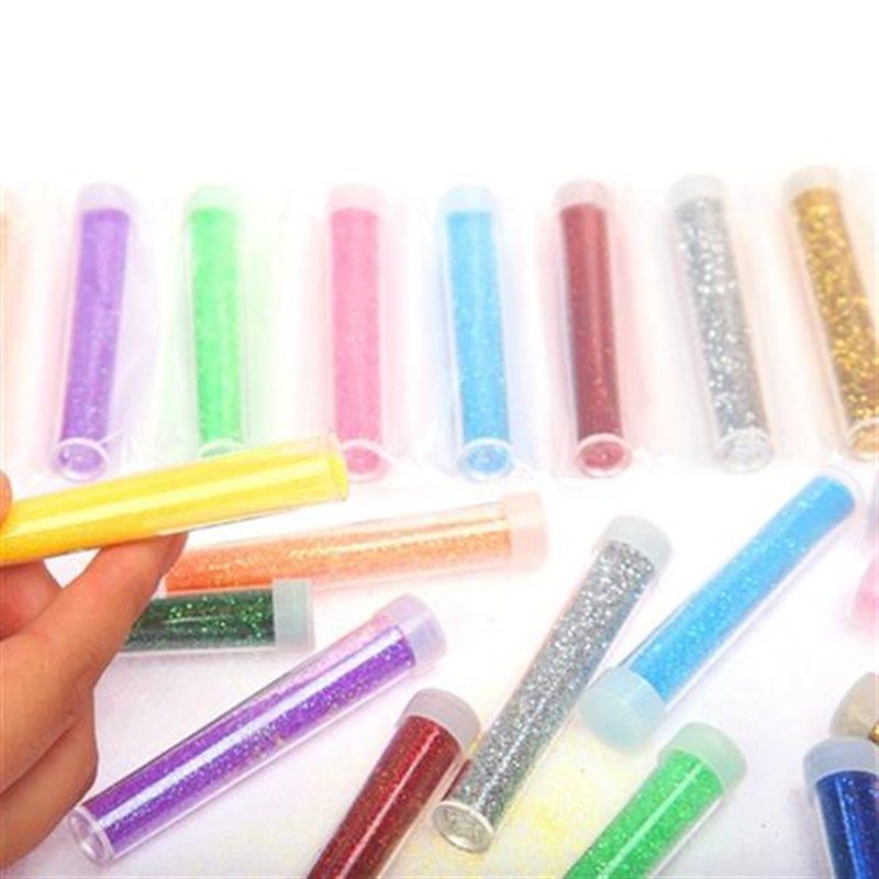 12支装金葱粉闪粉金粉亮粉12色闪光粉幼儿园儿童DIY绘画手工材料,玩具/童车/益智/积木/模型,沙画/胶画/画,淘宝优惠券,粉丝福利购,淘宝优惠卷