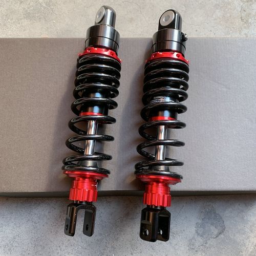 台湾踏板车/摩托车/电瓶车/电动车改装290/300MM阻尼可调后减震器